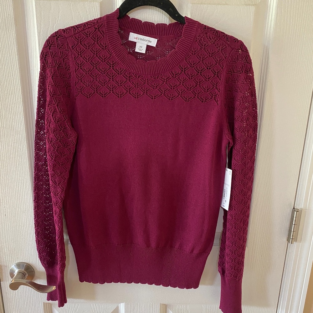 Liz Claiborne Sweater NWT